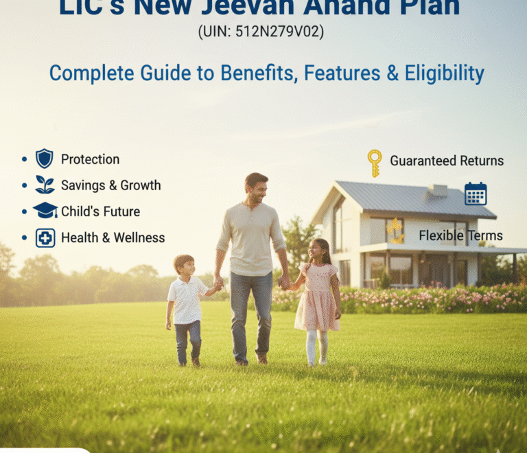 LIC’s New Jeevan Anand Plan (UIN: 512N279V02) – Complete Guide to Benefits, Features & Eligibility